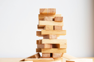 Stack of building blocks