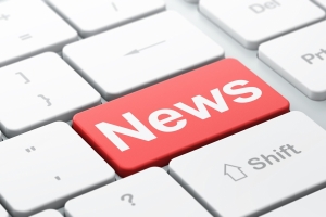 Computer keyboard with a news button Computer keyboard with a news button