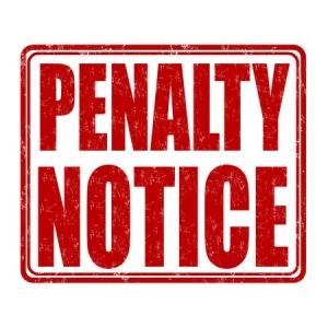 Penalty Notice Sign