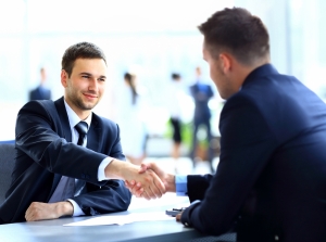 Business handshake