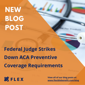 Federal Judge Strikes Down ACA Preventive Coverage Requirements Graphic